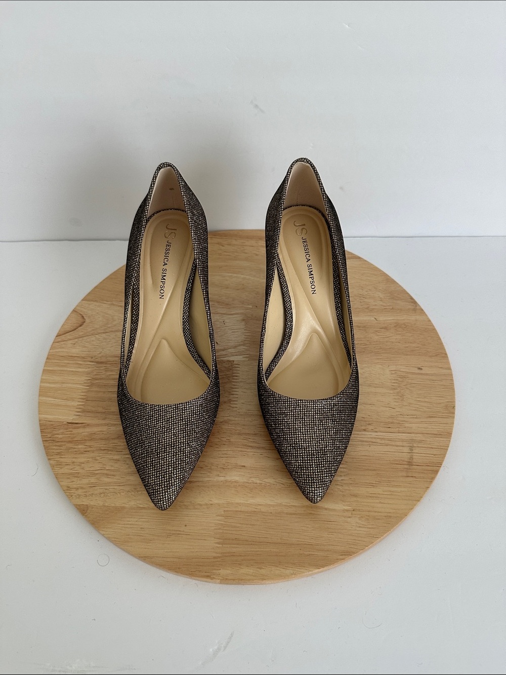 JS Jessica Simpson Apelhan Womens Pointed Closed Toe Stiletto Heel Pumps